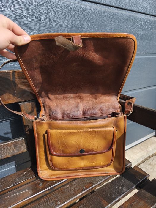 Porthart vânătoresc, geantă din piele