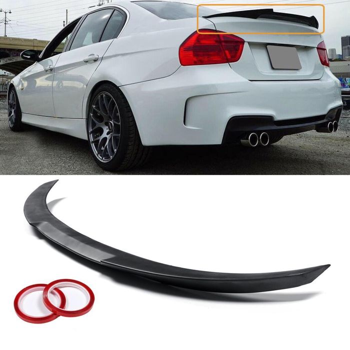 Лип спойлер багажник BMW E90 3 сериа lip spoiler M бмв е90 M4 style