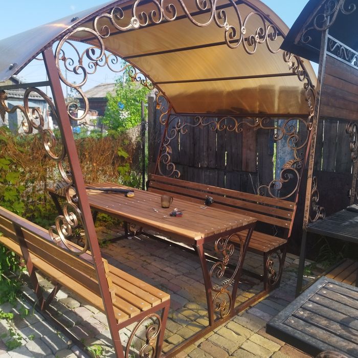 беседка изготовление