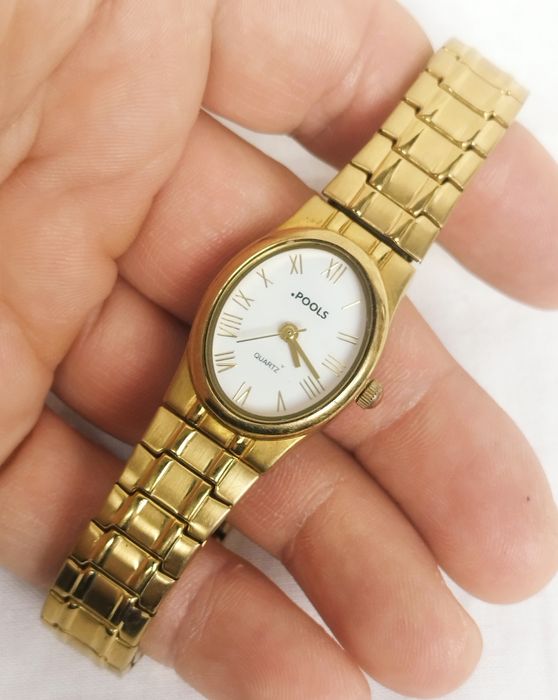 Ceas de damă Pools cu Quartz, din oțel inoxidabil, rezistent la apă.