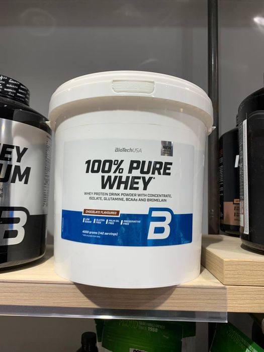 BioTechUSA 100% Pure Whey Chocolate 4000 г | Сывороточный протеин