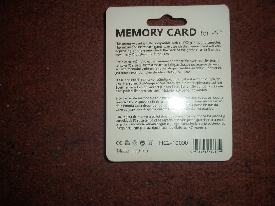 Продаётся карта памяти  64 mb на консоль Sony PS 2