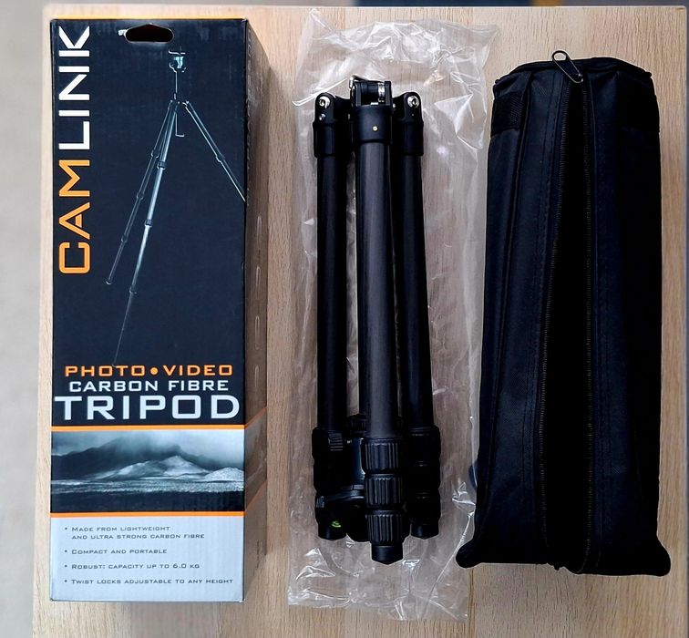 Trepied fibra carbon