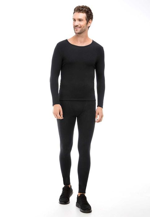 Футболка с длинными рукавами для мужчины, цвет черный