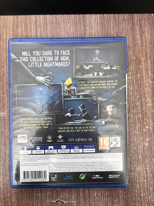 Диск на ps4 Little Nightmares 2