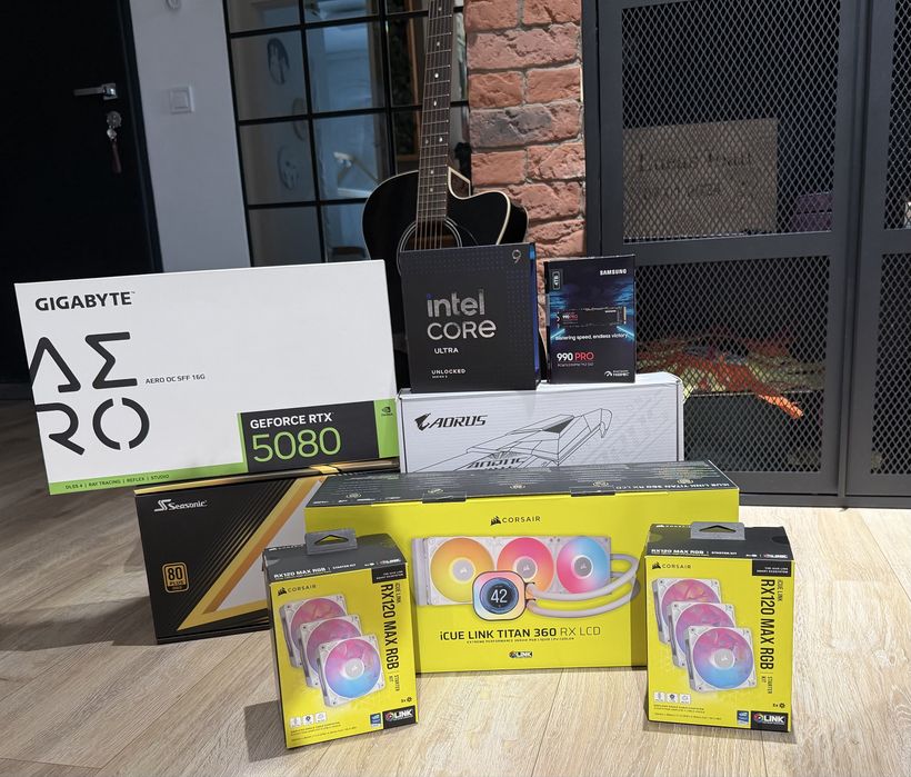 PC NVIDIA 4TB/RTX 5080 AERO/Core Ultra 9 285K/32GB DDR5 7200MHZ
