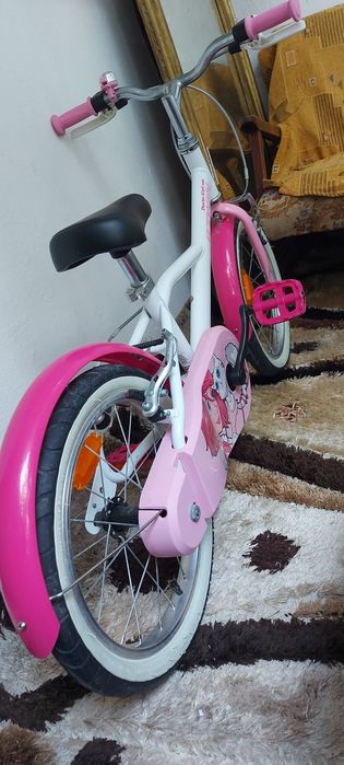 Bicicleta pentru fete 5-6 ani, model B'TWIN Doctor Girl, roti  16 inch.