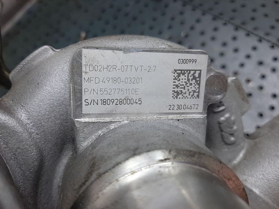 turbina 0.9 b 312a2000 fiat 500 panda 500l   49180-03201