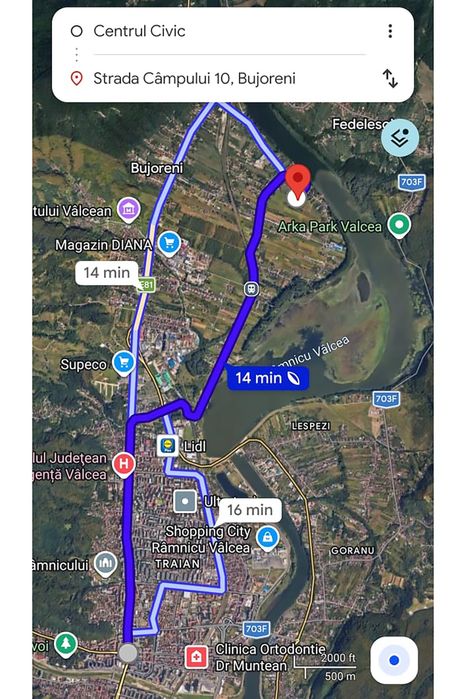 Teren intravilan Bujoreni Olteni -str Câmpului