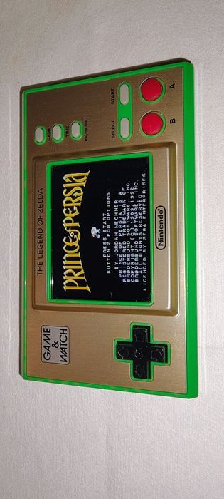 Verde intens cu backlight Nintendo game and watch