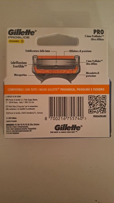 Rezerve Gillette Proglide Power