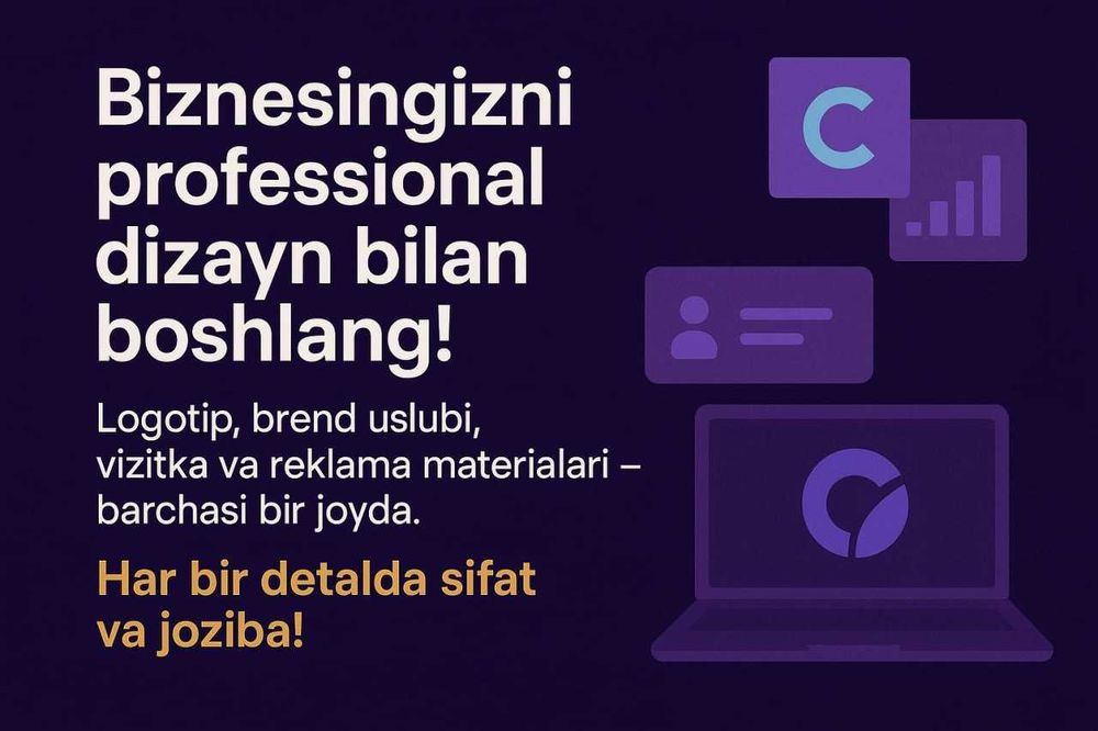 Sifatli Grafik Dizayner Xizmati