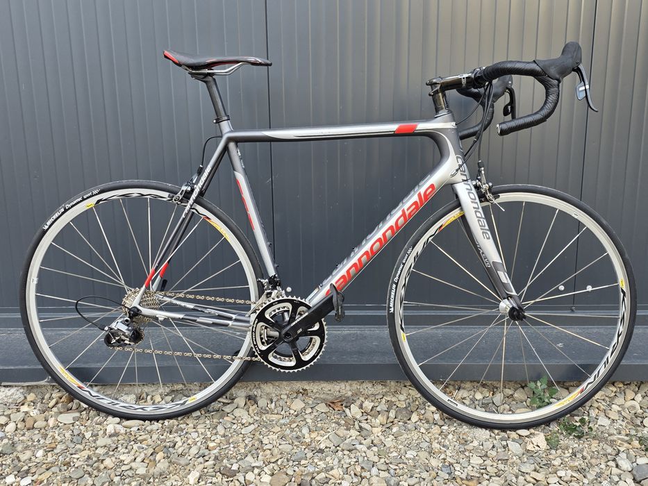Cursiera Cannondale Supersix EVO carbon roti Mavic 28" 700x23c Michelin bicicleta
