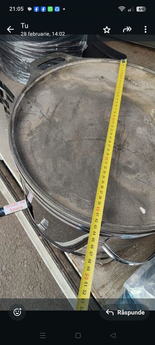 Grill fontă 42 cm Ofertă 199 lei