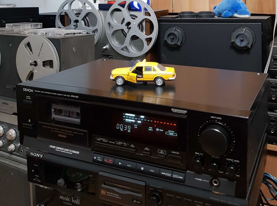 Casetofon Deck Stereo Vintage DENON DR M800 BLACK (3 CAPETE)Japan