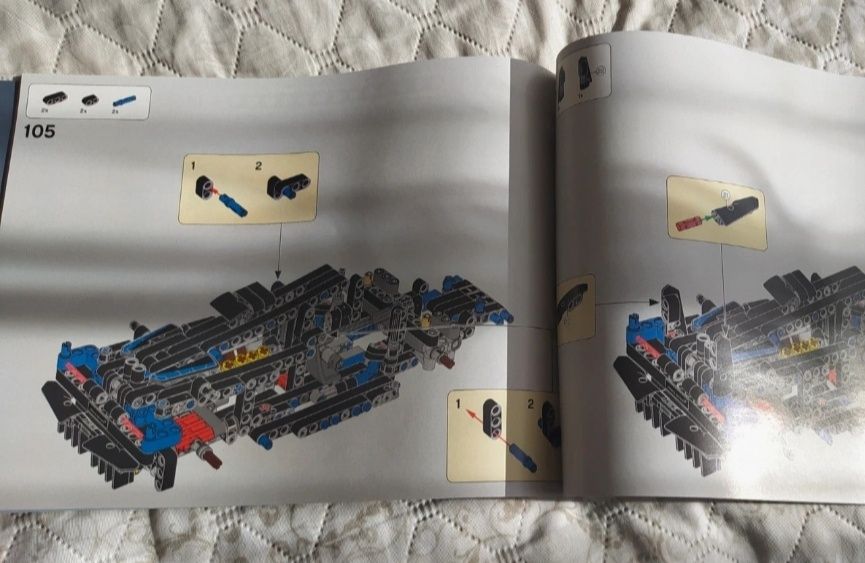42123 Carte cu instructiuni lego technic Mclaren Senna