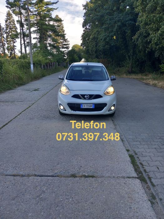 Vand Nissan Micra / 1.2 benzina ,euro 5 / an 2015 / alb perla
