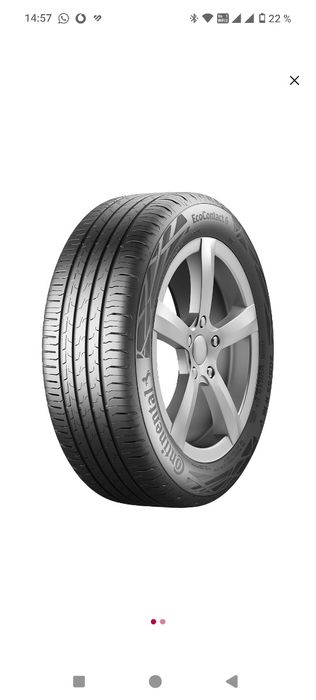 Vând 4 anvelope vara CONTINENTAL EcoContact 6 215/55 R17 94V