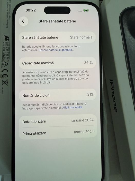 Iphone 15 pro ca nou cumparat de la Altex