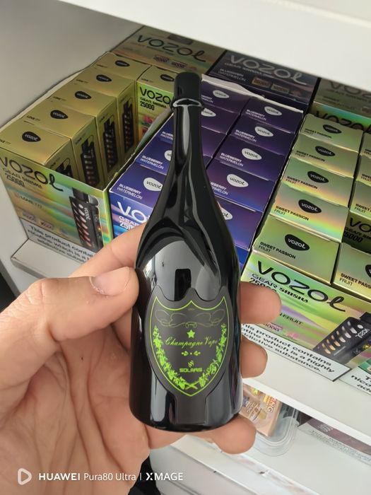 Vape 30.000 Puffas Champagne Reincarcabil Narghilea Abur Mult