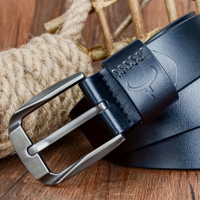 Мъжки модерен колан COWATHER*/Премиум естест.телешка кожа -10%Промоция