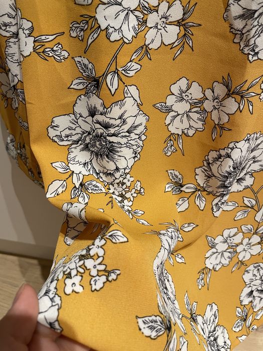 Camasa office galben inforata marime 34/xs