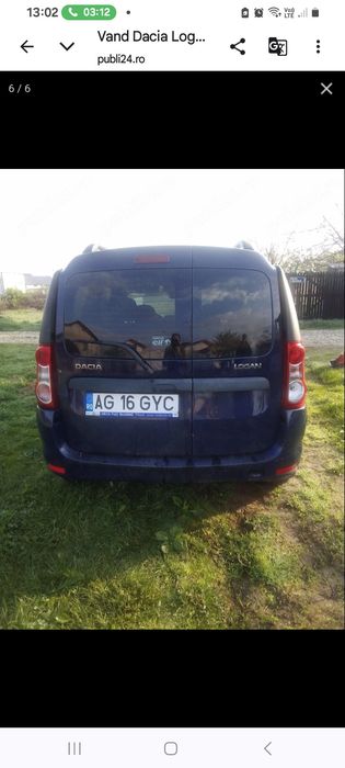 Vând Dacia Logan mcv
