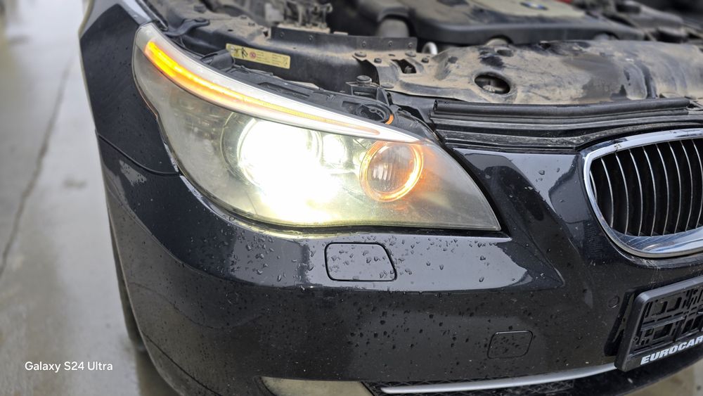 Far faruri bmw e60 e61 lci facelifr bixenon adaptiv cornering  europa