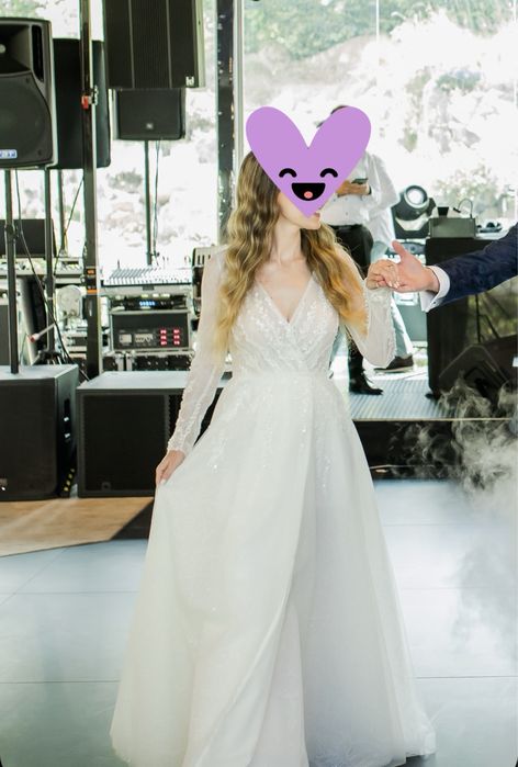 Rochie mireasa, marimea S, inclus voal+coronita. Detalii in privat!