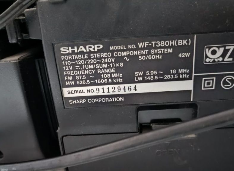 Продам Sharp wf t380h