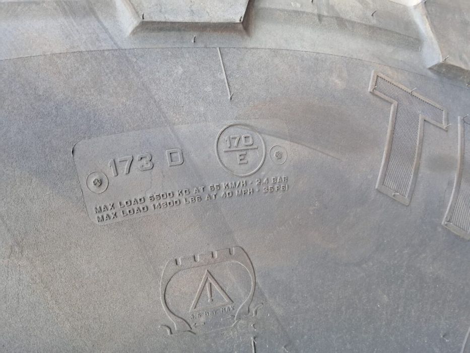 ANVELOPA 650/85 R38 TRELLEBORG TM900 173D/170E TL  Cauciucuri tractor, Fiat, Case, Fendt, John Deere, New Holland, Massey Ferguson, UTB   Cauciucuri t