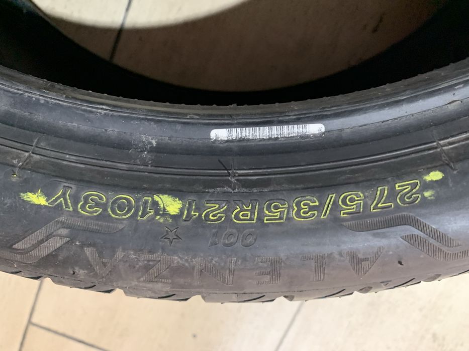 275 35 21 Bridgestone run flat vară