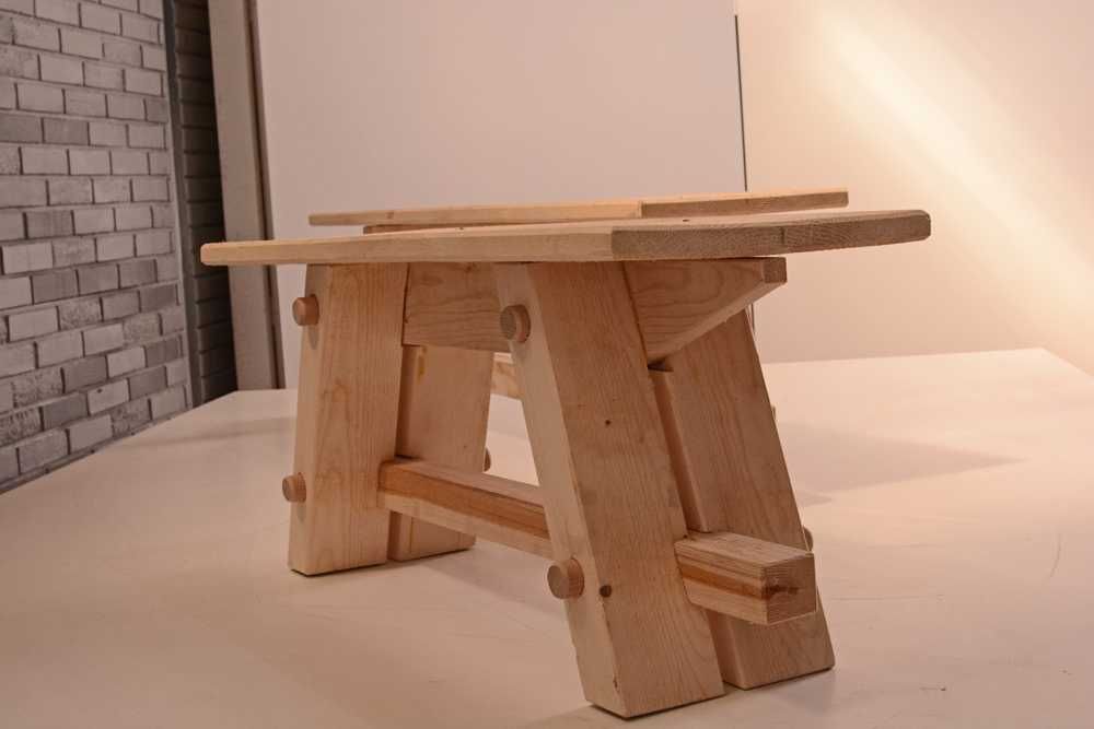 Пейки  и маси  от сухи чамови греди