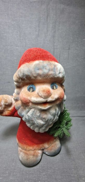 Дед Мороз с елочкой.СССР Флок