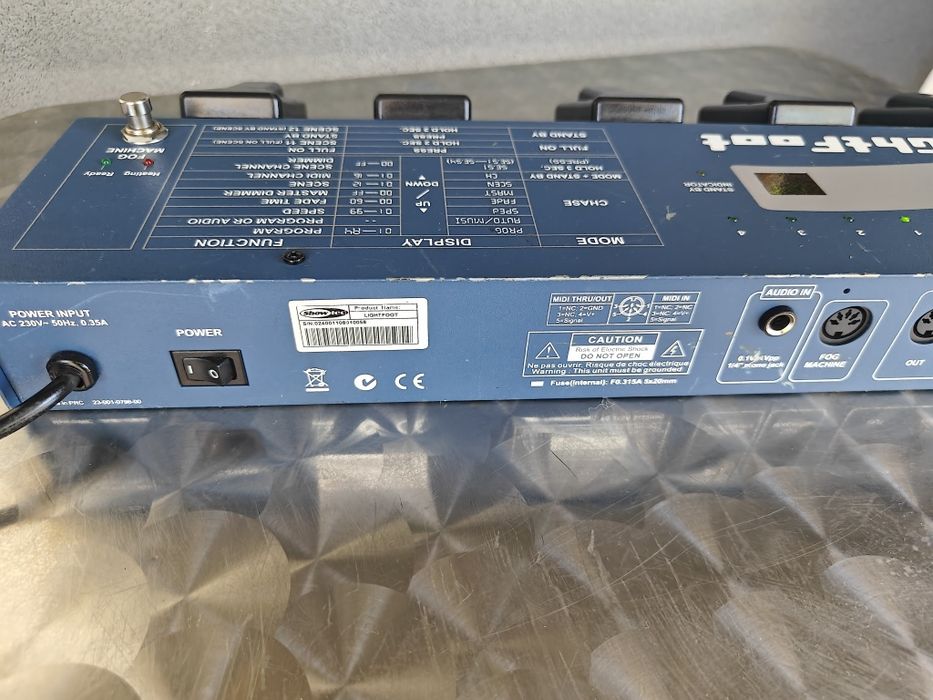 Pedală chitară Showtec cu 4 direcții Dimmpack Lightfoot