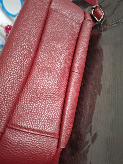 Кожаная сумка женская