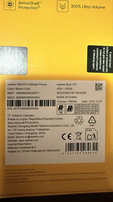 Нов Realme Note 70T