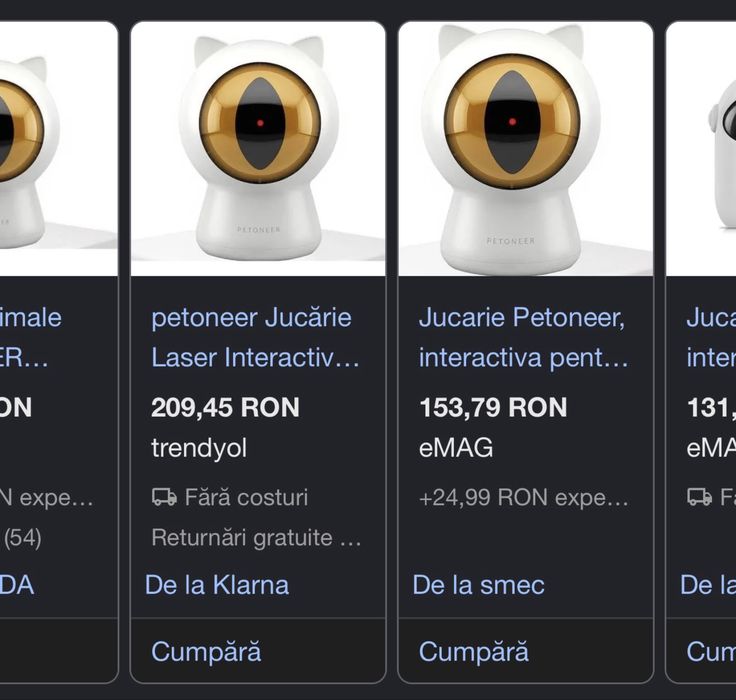 Petoneer Smart Dot – Jucărie inteligentă pentru pisici