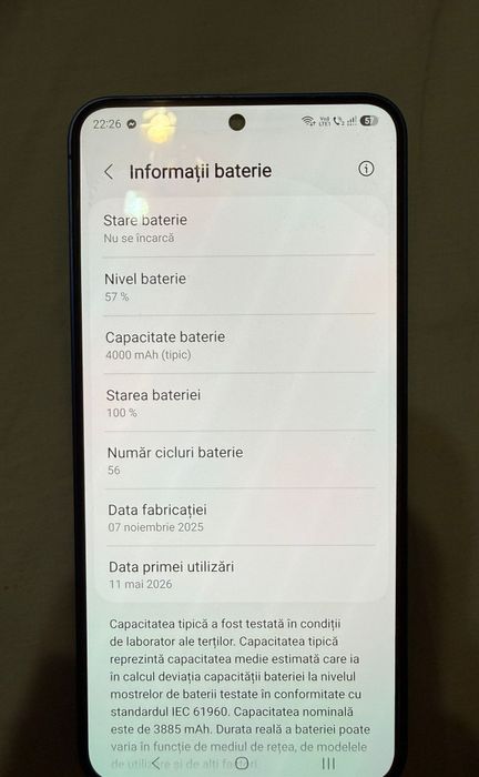 Samsung s25 navy 128gb 100%baterie
