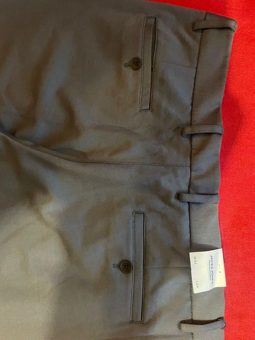 Pantaloni noi business, Jack&Jones, slim fit, barbat, mar L-XL