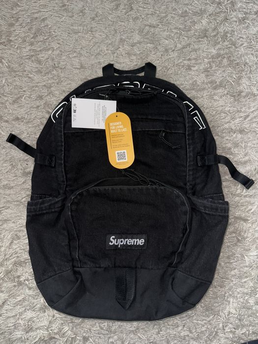 Supreme denim backpack