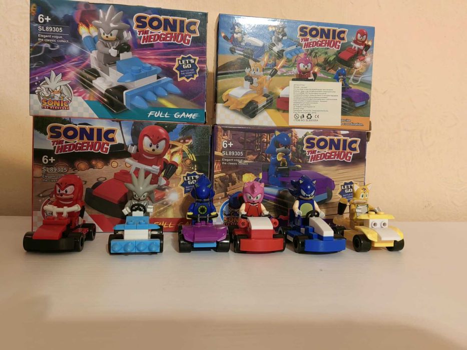 фигурки Sonik с превозни средства