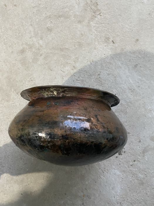 Антикварный медный казан