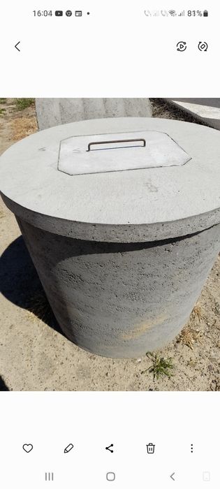 Tuburi beton cu capace