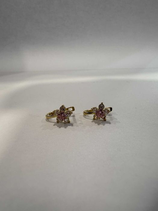 Златни детски обеци – 14K / 1.10 г