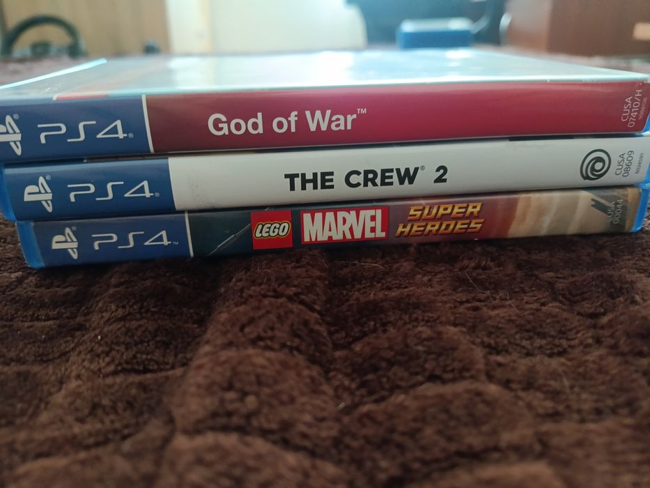 Jocuri PS4, God of War, The Crew 2, Lego Marvel Super Heroes