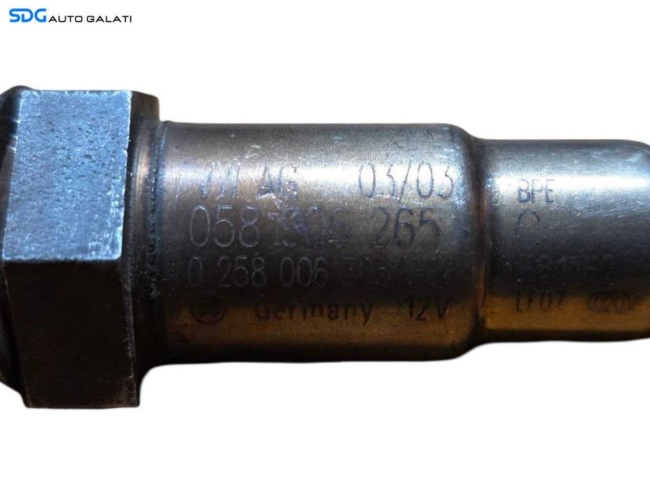 Senzor Sonda Lambda Skoda Octavia 1 1996 - 2005 Cod 058906265C 0258066305 [N4674]
