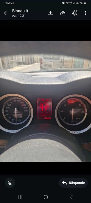 Vand alfa romeo din 2010 motor 2.0 jtd motor foarte bn intretinut toate schimburile facute la timp pret 2500 euro foarte putin negociabil