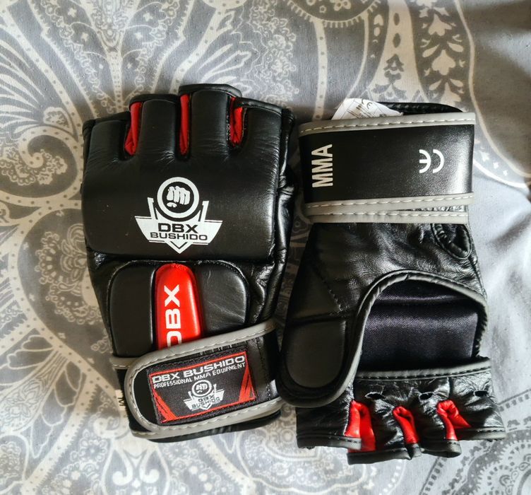 Ръкавици за MMA от естествена кожа чисто нови DBX BUSHIDO