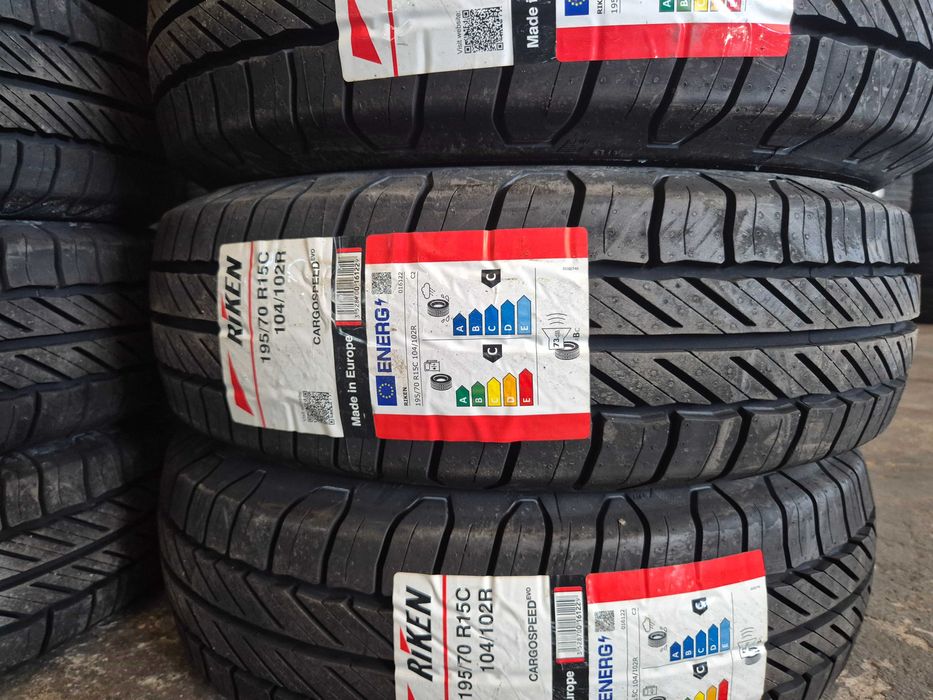 4 Anvelope de VARA - 195/70/15C - RIKEN CARGOSPEED - NOU - DOT 2023 ! SUPER PRET OFERTA !!